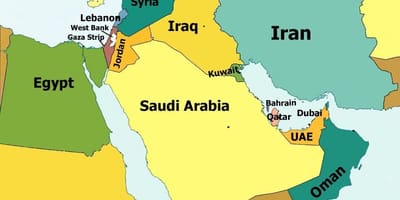 بحرین کشور در نقشه جهان