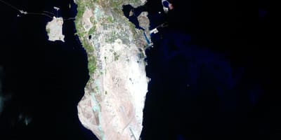 نقشه ماهواره ای بحرین