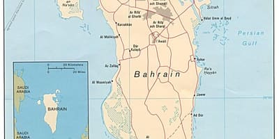 نقشه نمایشگاه جاده بحرین