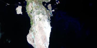 نقشه ماهواره ای بحرین